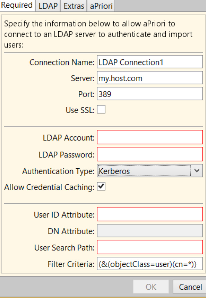 新建LDAP连接映射