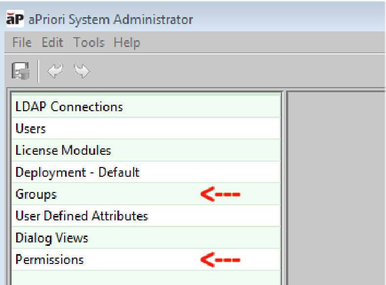 访问控制用户界面