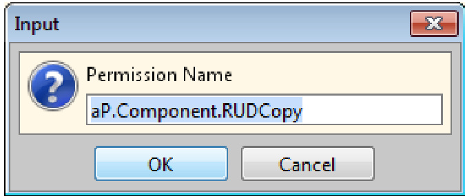 创建权限对话框